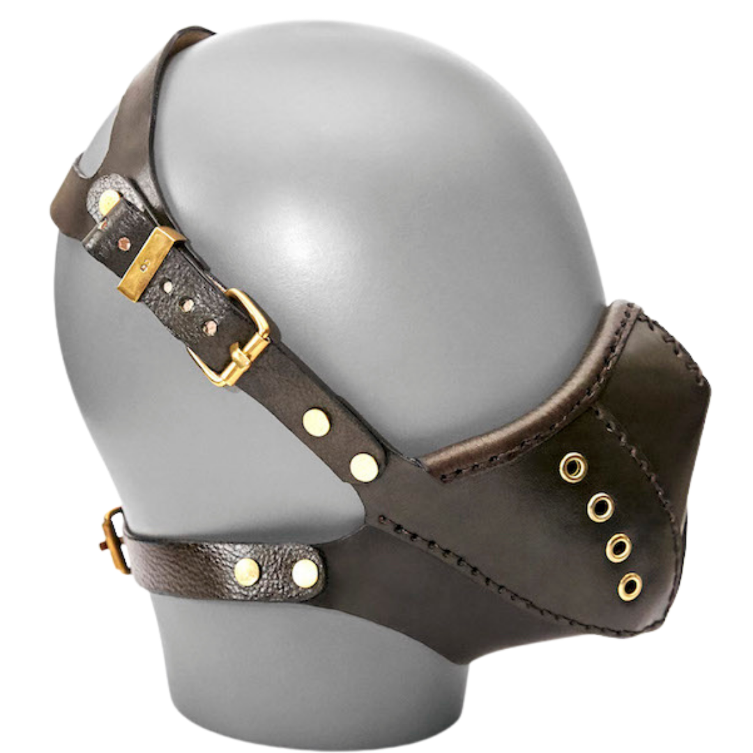 Motorcu Deri Maske