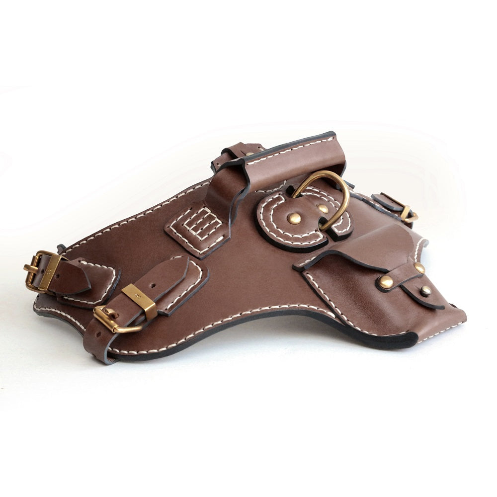 Köpek Deri Vücut Tasması 01