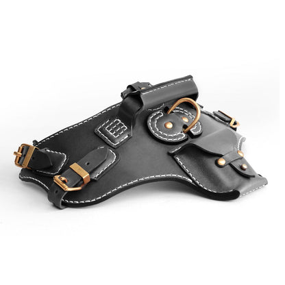 Köpek Deri Vücut Tasması 01