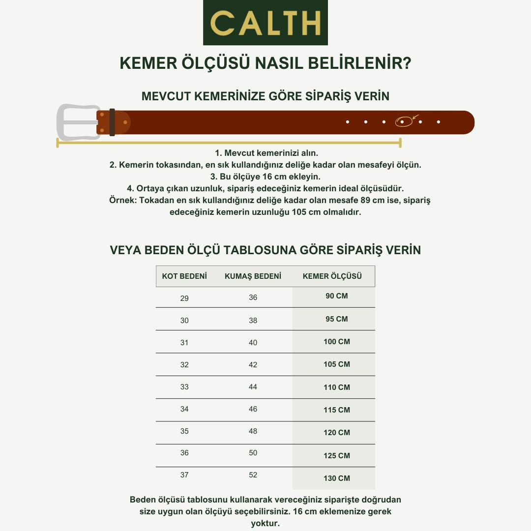 Deri Erkek Kemer 009