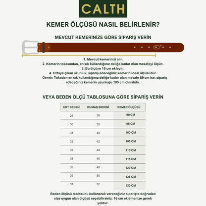 Deri Erkek Kemer 009