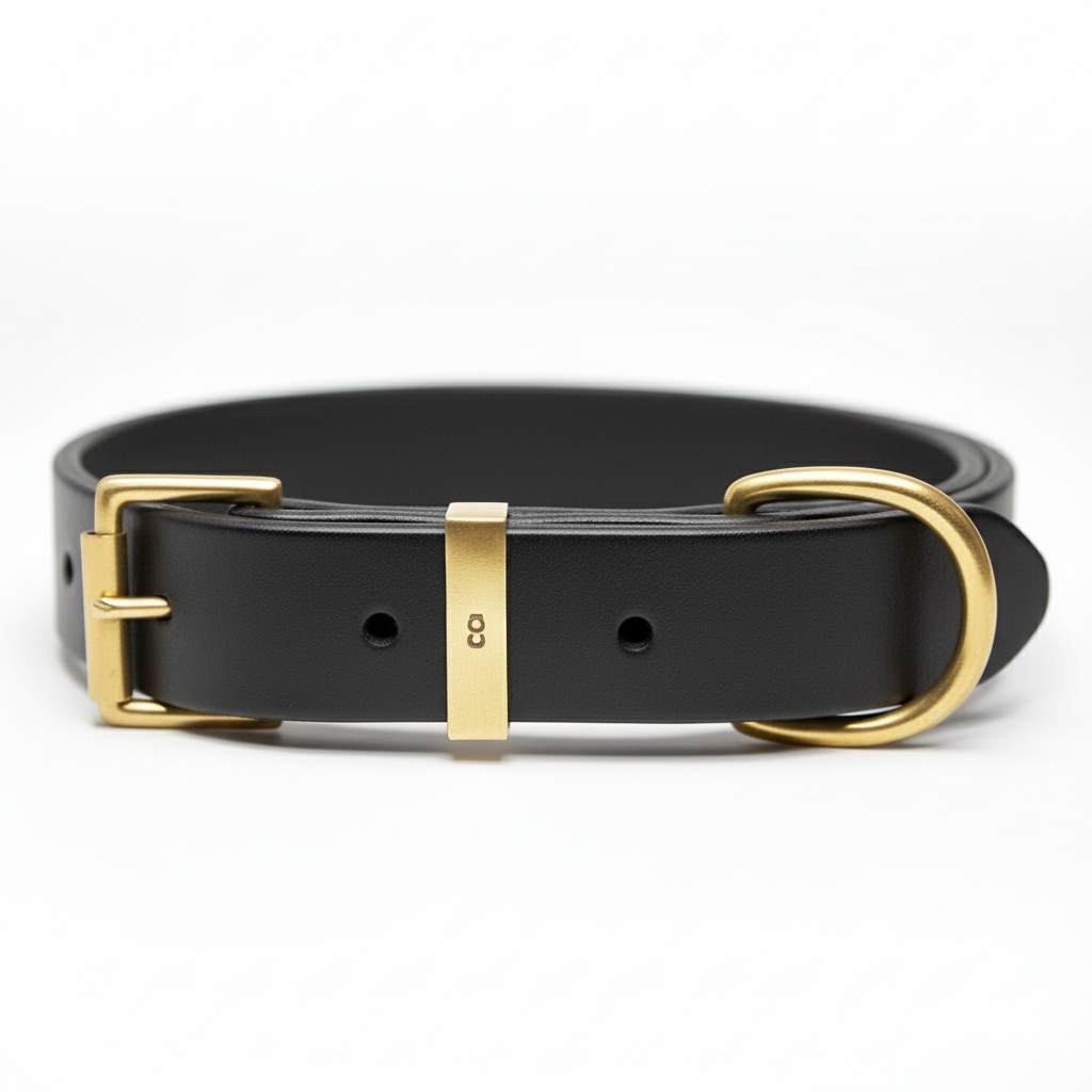 Köpek Deri Boyun Tasması 02