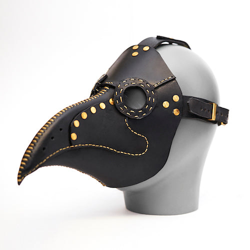 Kara Veba Deri Maske